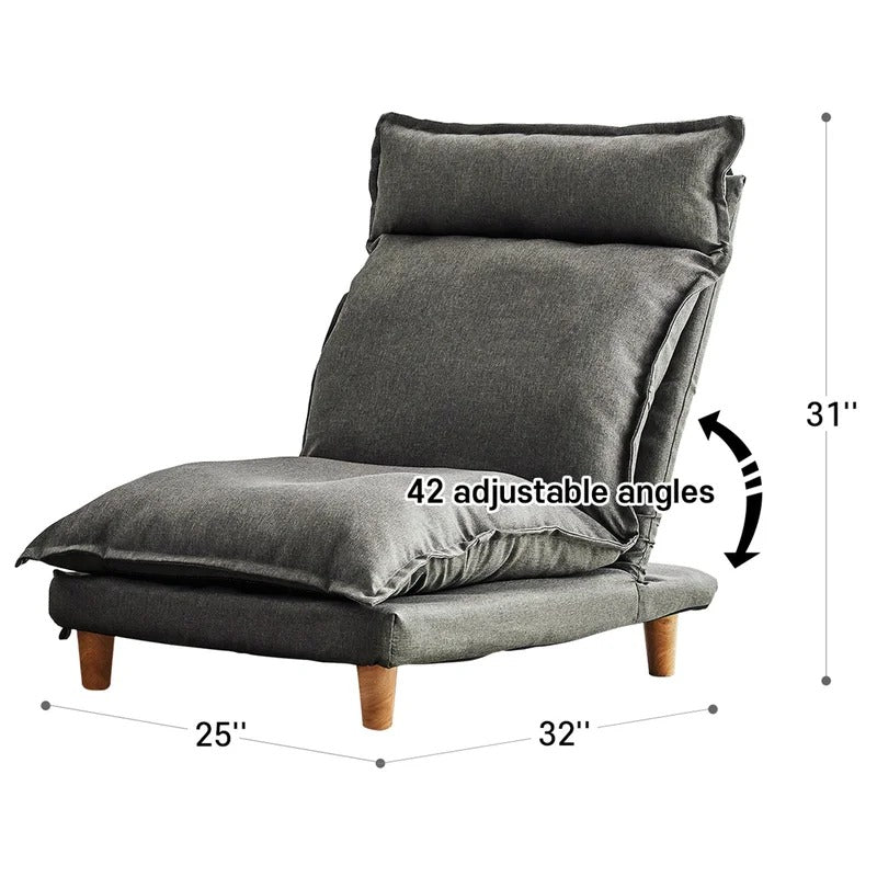 Lounge Chair: Watson Silva Bake Floor Chaise Lounge