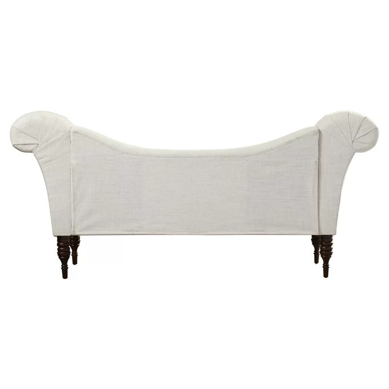 Lounge Chair: Wenya Tufted Rolled Arms Chaise Lounge