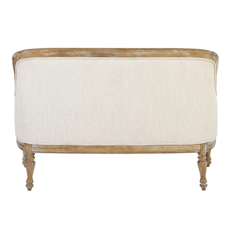 Loveseat: 49.6'' Recessed Arm Loveseat with Reversible Cushions