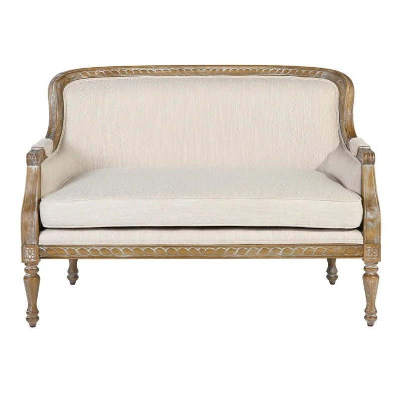 Loveseat: 49.6'' Recessed Arm Loveseat with Reversible Cushions