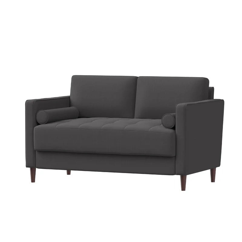 Loveseat: 52.4'' Square Arm Loveseat