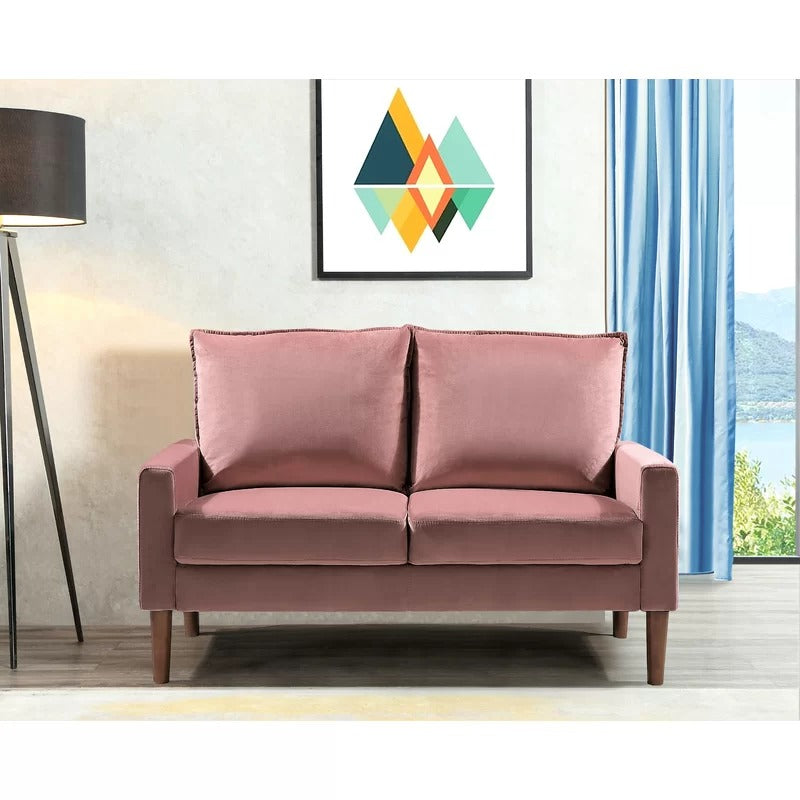 Loveseat: 53'' Velvet