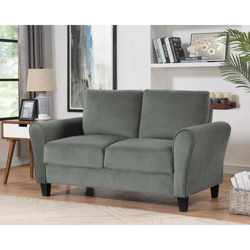 Loveseat: 58'' Flared Arm Loveseat