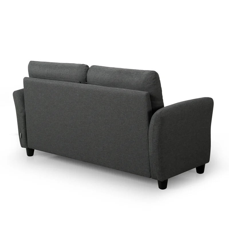 Loveseat: 62.2'' Flared Arm Loveseat Sofa