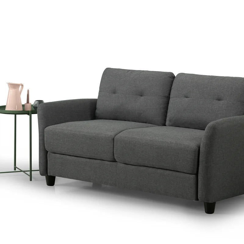 Loveseat: 62.2'' Flared Arm Loveseat Sofa