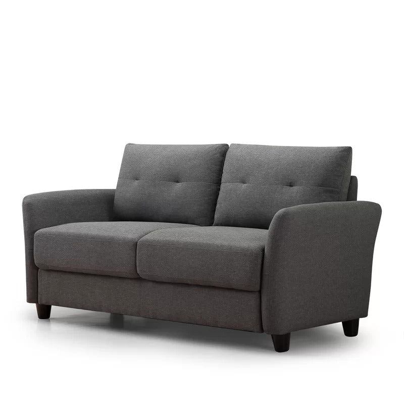 Loveseat: 62.2'' Flared Arm Loveseat Sofa
