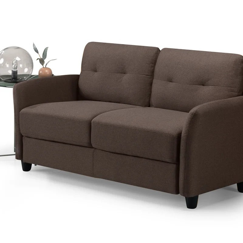 Loveseat: 62.2'' Flared Arm Loveseat Sofa