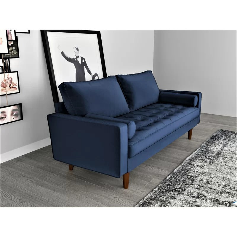 Loveseat: 69.68'' Velvet Square Arm Sofa
