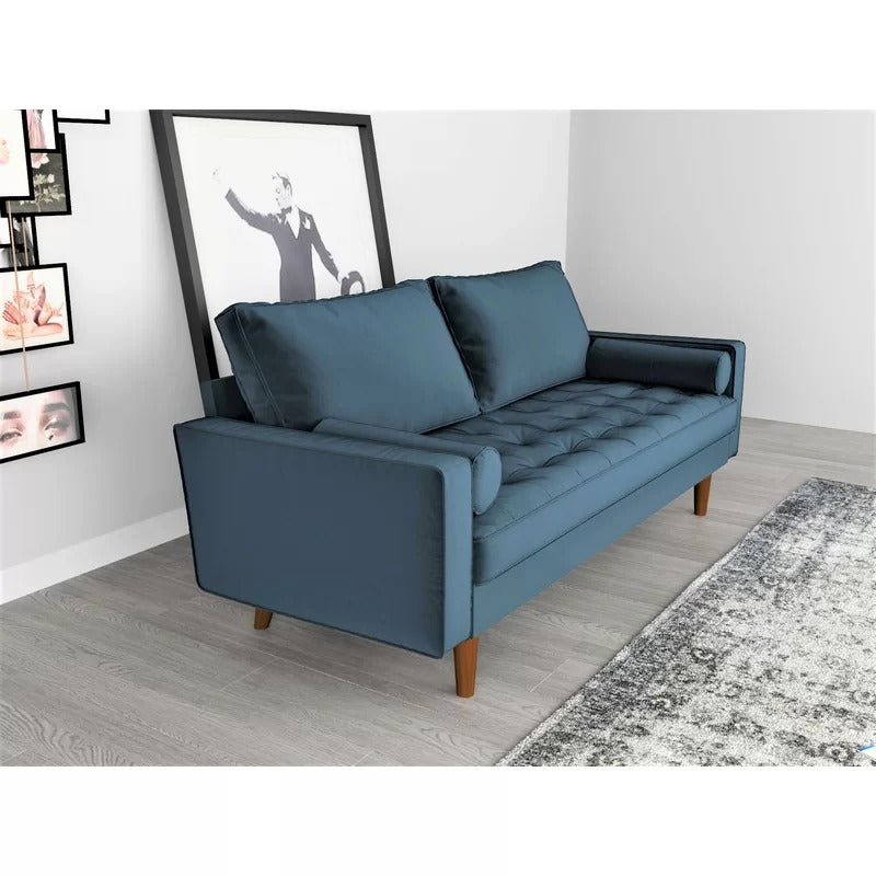 Loveseat: 69.68'' Velvet Square Arm Sofa