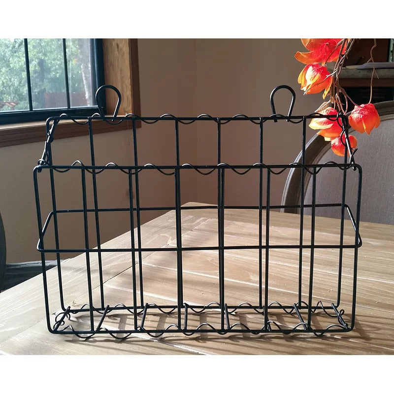 Magazine Racks: Cups Wall Mounted Iron Mail Magazine Rack