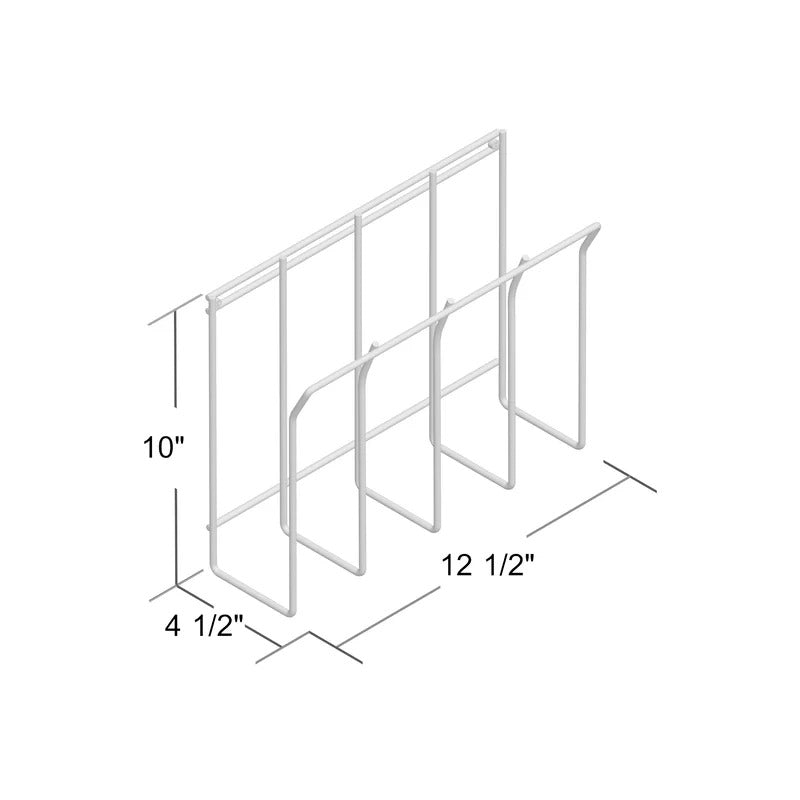 Magazine Racks: Wall Mount Wire Magazine/Newspaper Caddy