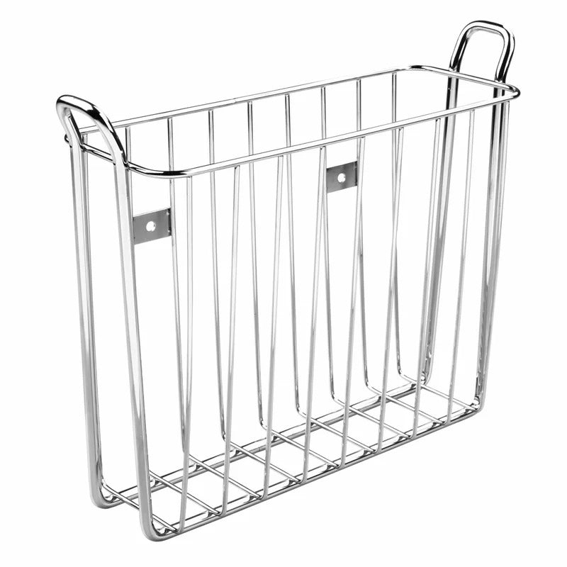 Magazine Racks: Wallmount Newspaper and Magazine Rack