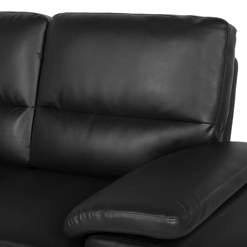 3 Seater Sofa:- Mahi Leatherette Office Sofa Set