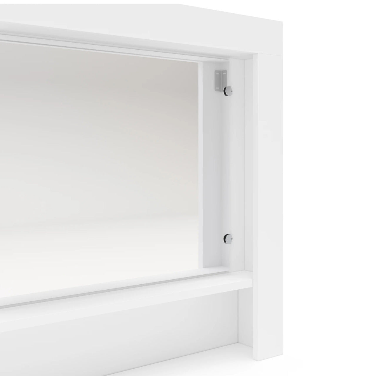 Makeup Vanity: Dressing Table With wide mirror & Light Bulbs