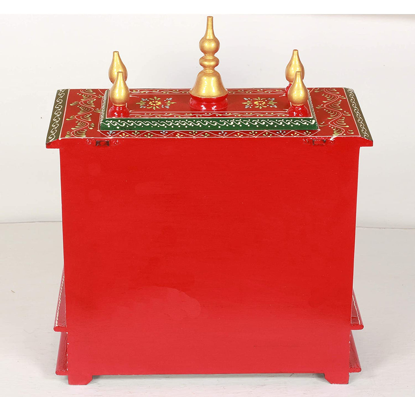 Mandir: Hardwood Rajasthani Art Wooden Temple