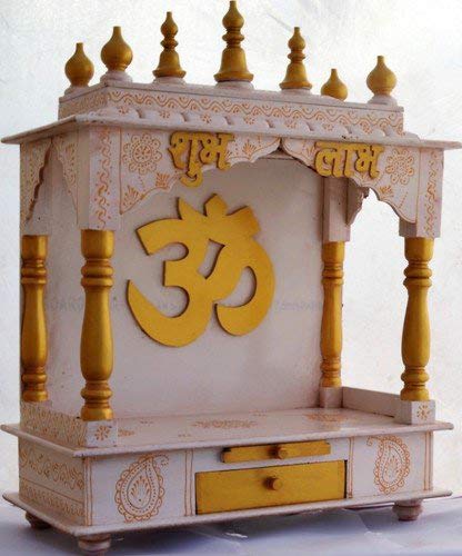 Mandir: Rajasthani Ethnic Handcrafted Wooden Temple/Mandir/Pooja Ghar/Mandapam