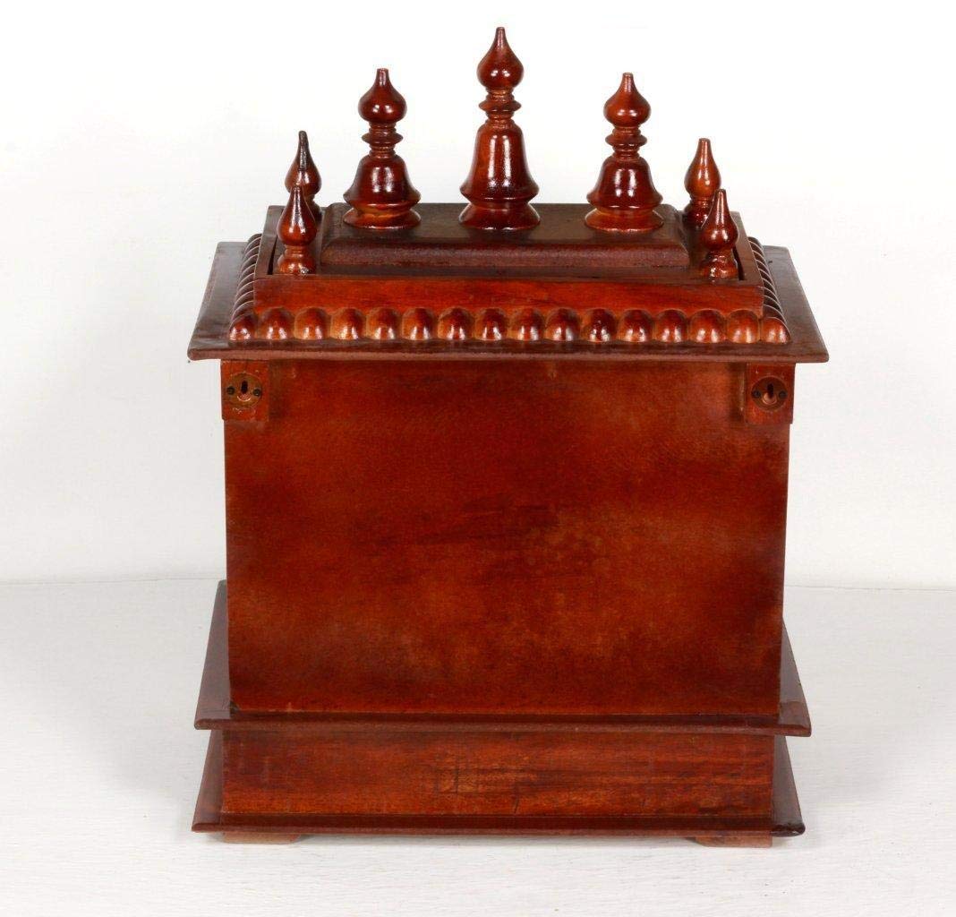 Mandir: Rajasthani Ethnic Handcrafted Wooden Temple/Mandir/Pooja Ghar/Mandapam