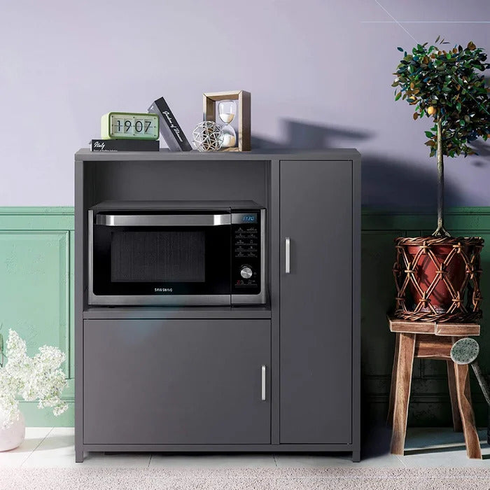 Microwave Stands: 35" Kitchen Cabinet & Hutch Cabinets