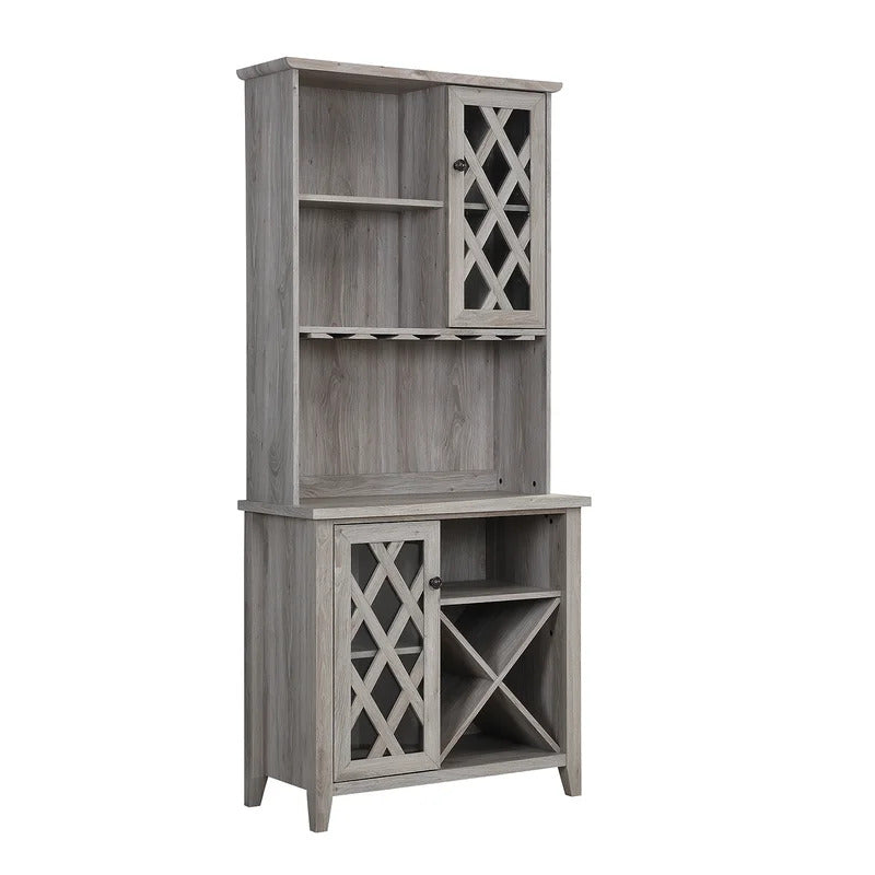 Microwave Stands : Allen 72" Kitchen Pantry & Hutch Cabinets
