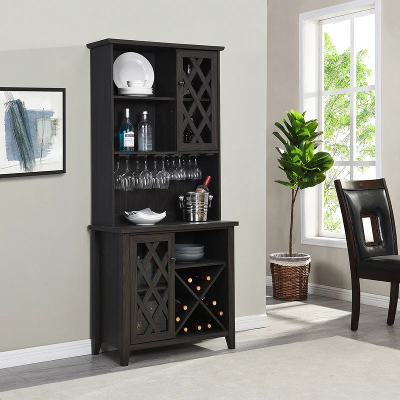 Microwave Stands : Allen 72" Kitchen Pantry & Hutch Cabinets