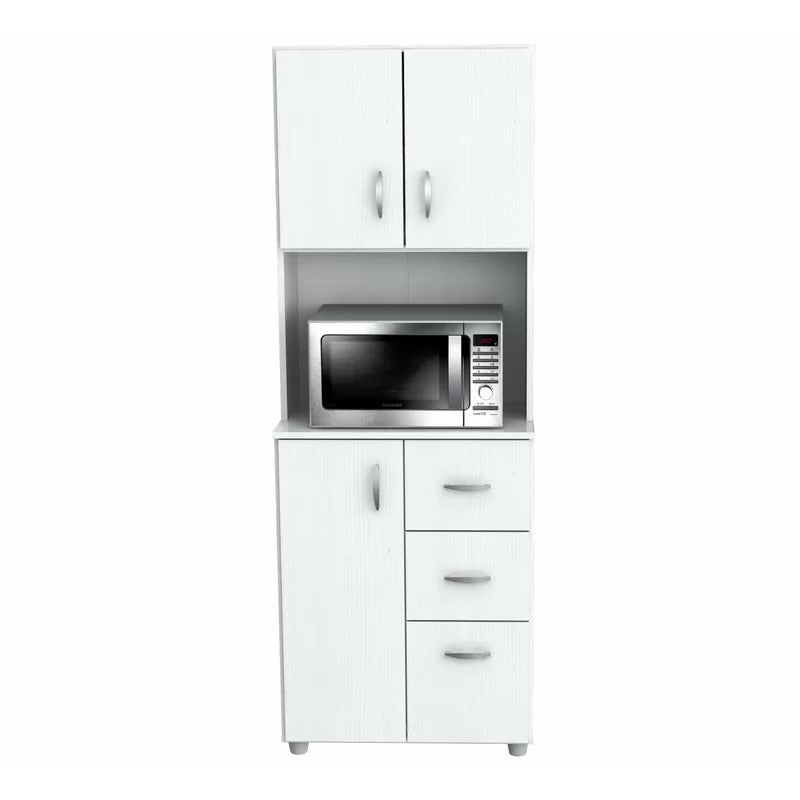 Microwave Stands : Classic 66" Kitchen Pantry & Hutch Cabinets