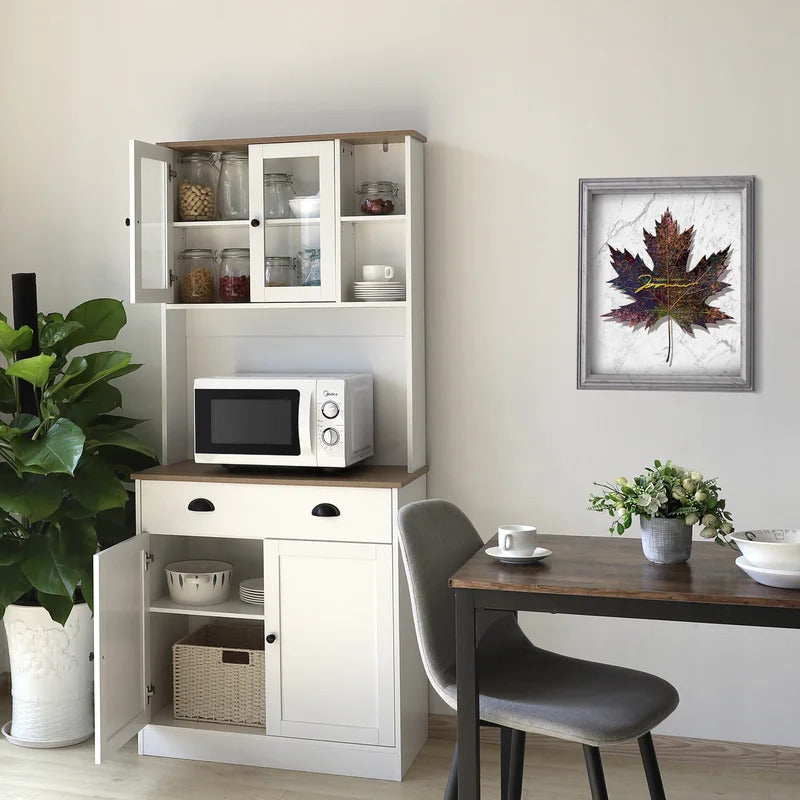 Microwave Stands : Hellen 70" Kitchen Pantry