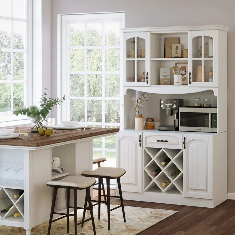 Microwave Stands : Ritz 73" Kitchen Pantry & Hutch Cabinets