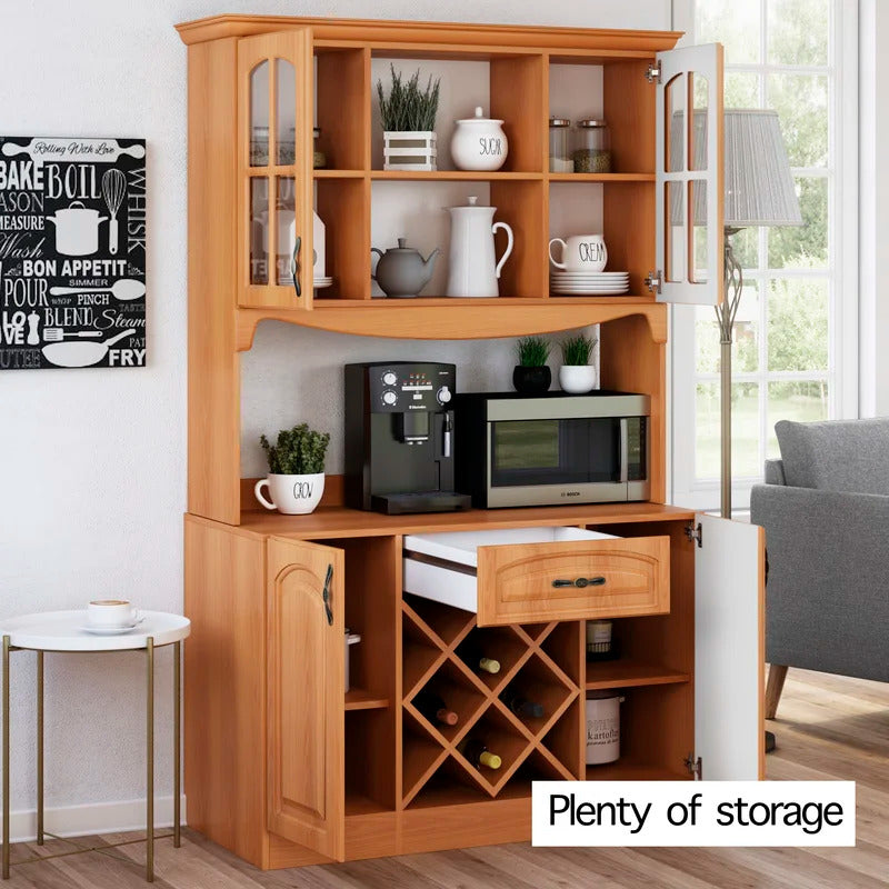 Microwave Stands : Ritz 73" Kitchen Pantry & Hutch Cabinets