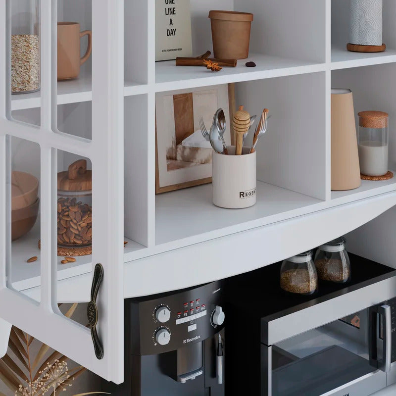 Microwave Stands : Ritz 73" Kitchen Pantry & Hutch Cabinets