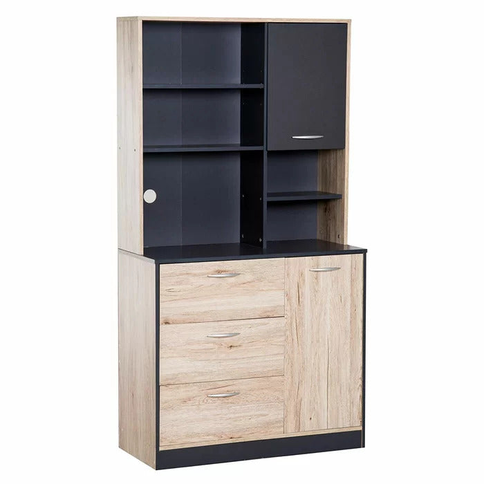 Microwave Stands: 67" Kitchen Pantry & Hutch Cabinets