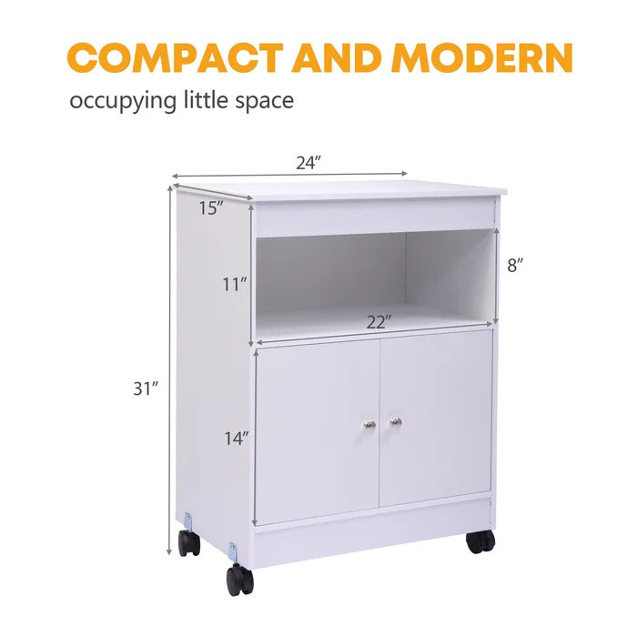 Microwave Stands: 31" Kitchen Pantry & Hutch Cabinets