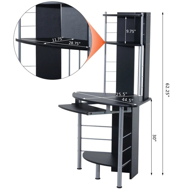 Computer Table: Modern 44.5'' Office Desk