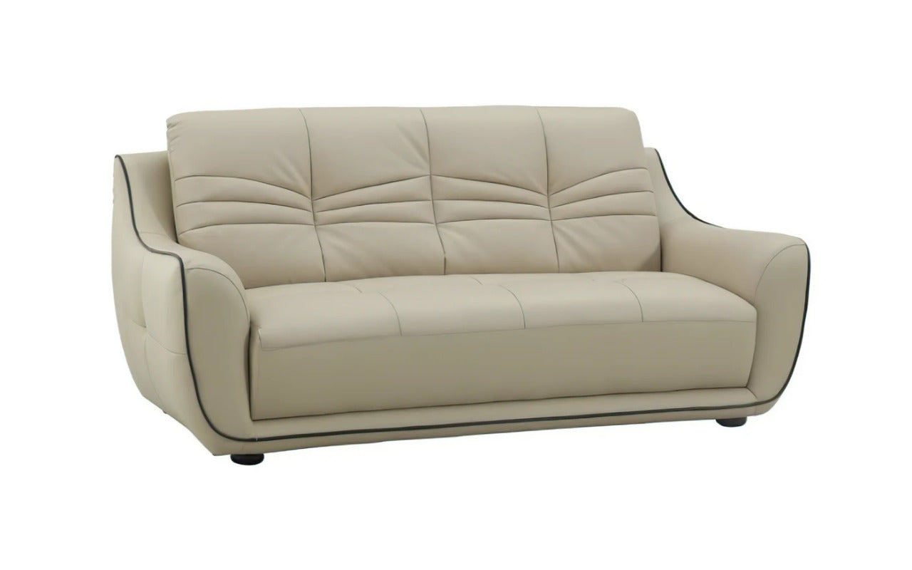 Modern Sofa Set: 6 Seater Leatherette Sofa Set