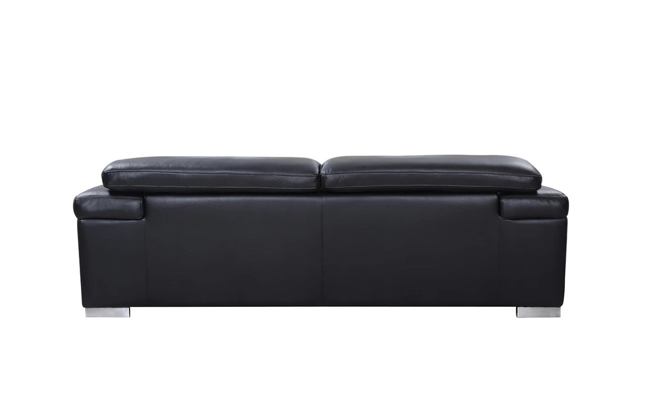 Modern Sofa Set: Black 5 Seater Sofa Set