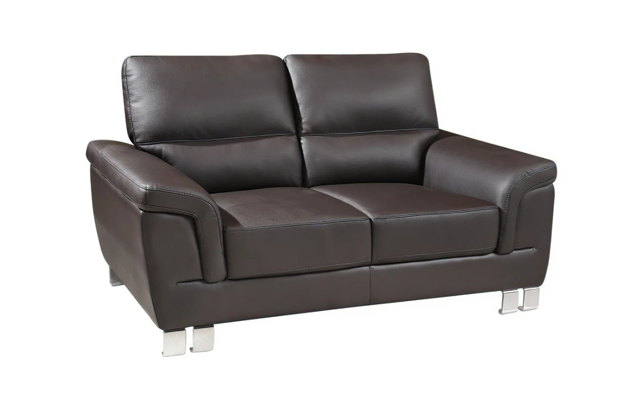 Modern Sofa Set: Leather 5 Seater Sofa Set
