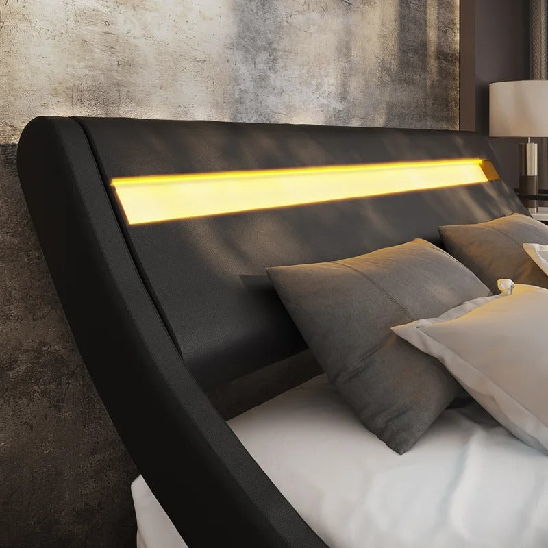 Modular Bed : Anaya Upholstered Platform Bed