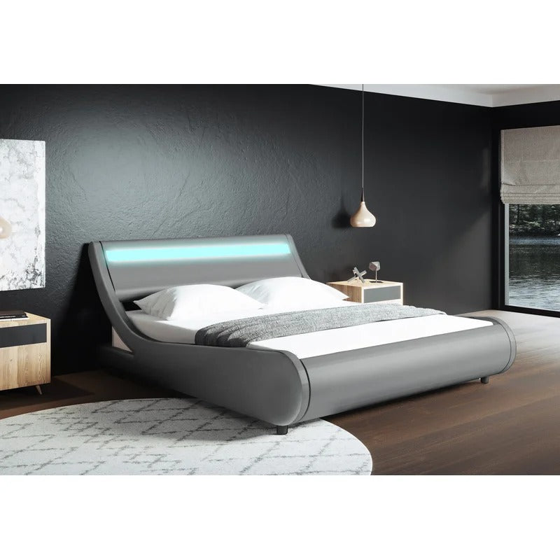 Modular Bed : Anaya Upholstered Platform Bed
