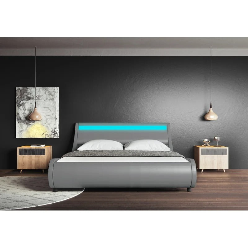 Modular Bed : Anaya Upholstered Platform Bed
