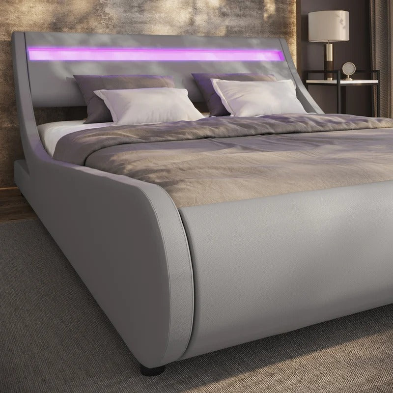 Modular Bed : Anaya Upholstered Platform Bed