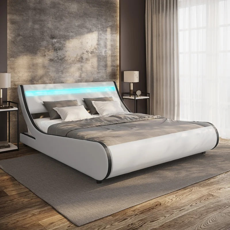 Modular Bed : Anaya Upholstered Platform Bed