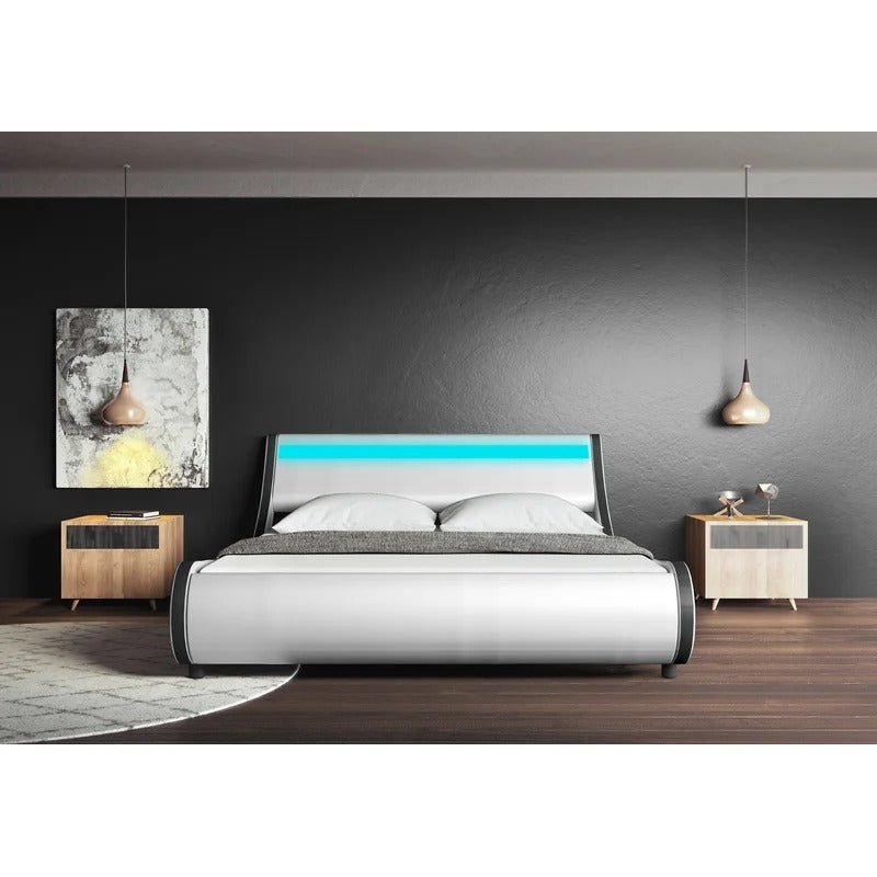 Modular Bed : Anaya Upholstered Platform Bed