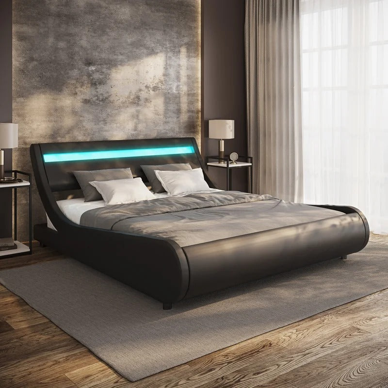 Modular Bed : Anaya Upholstered Platform Bed