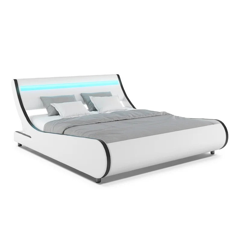 Modular Bed : Anaya Upholstered Platform Bed