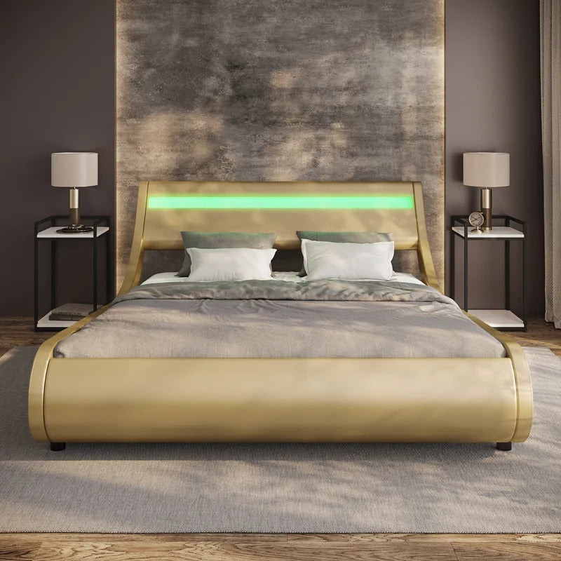 Modular Bed : Anaya Upholstered Platform Bed