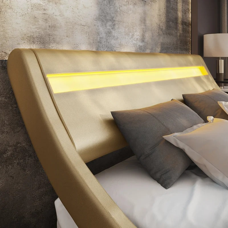 Modular Bed : Anaya Upholstered Platform Bed