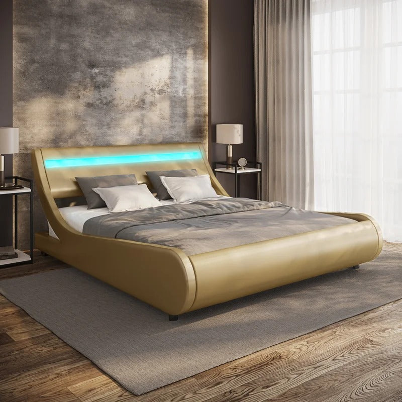 Modular Bed : Anaya Upholstered Platform Bed
