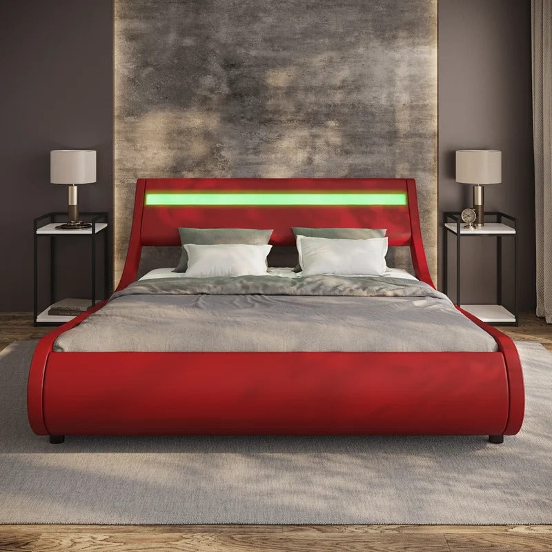 Modular Bed : Anaya Upholstered Platform Bed