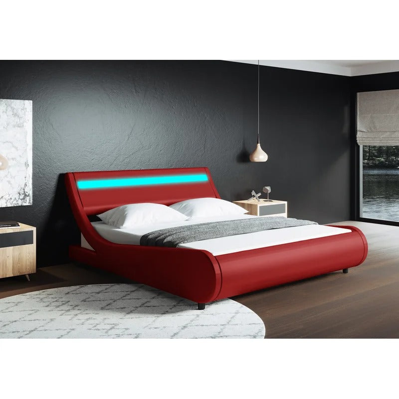 Modular Bed : Anaya Upholstered Platform Bed