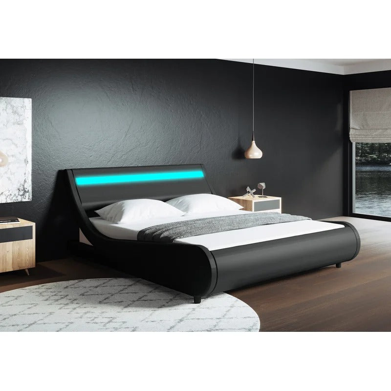 Modular Bed : Anaya Upholstered Platform Bed