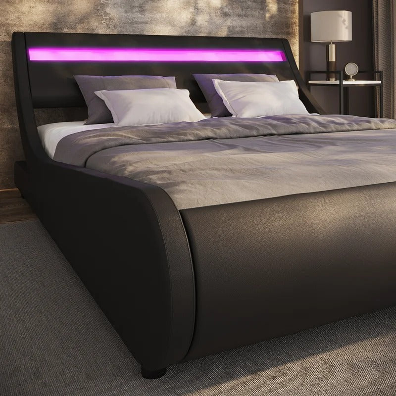 Modular Bed : Anaya Upholstered Platform Bed